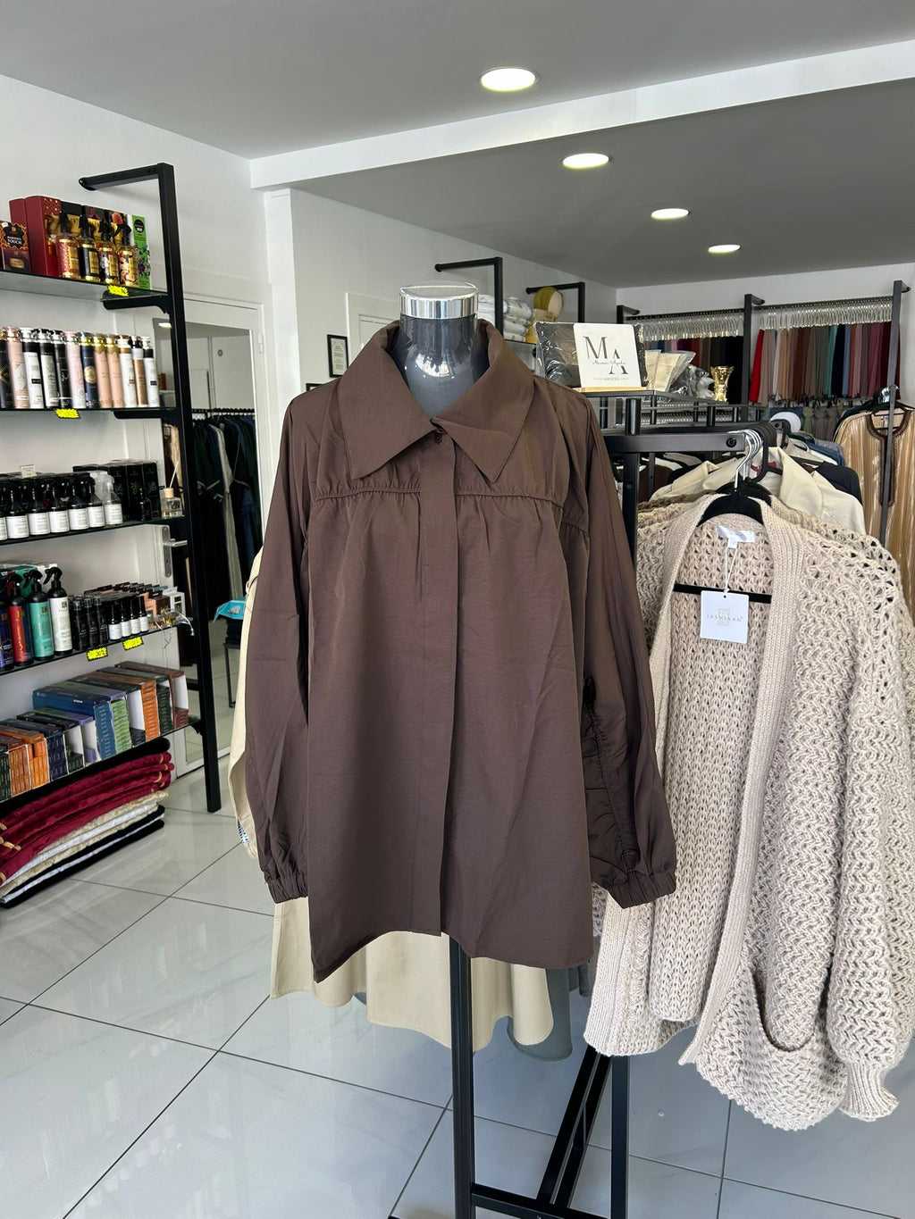 Chemise Ample - Chocolat