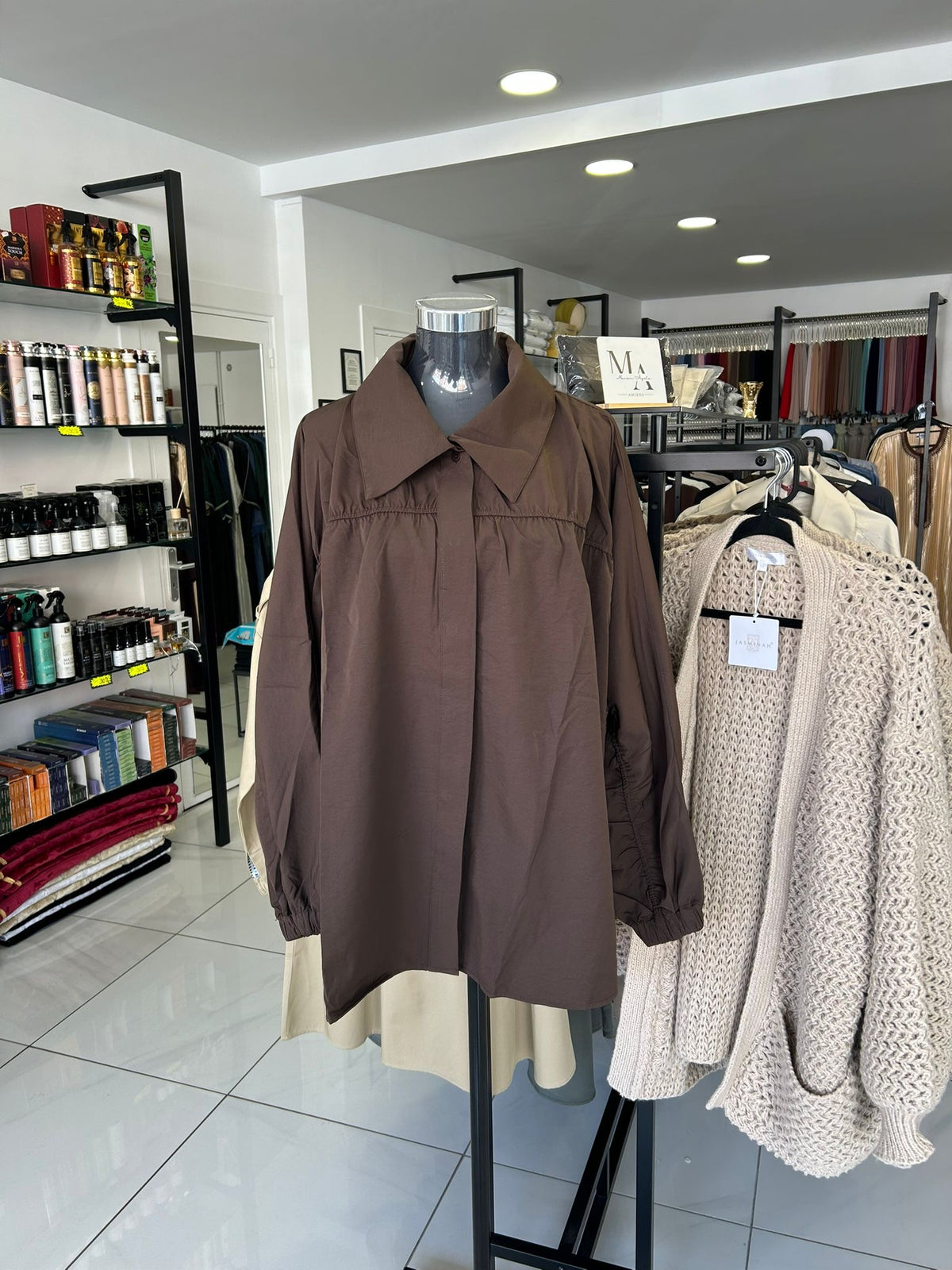 Chemise Ample - Chocolat