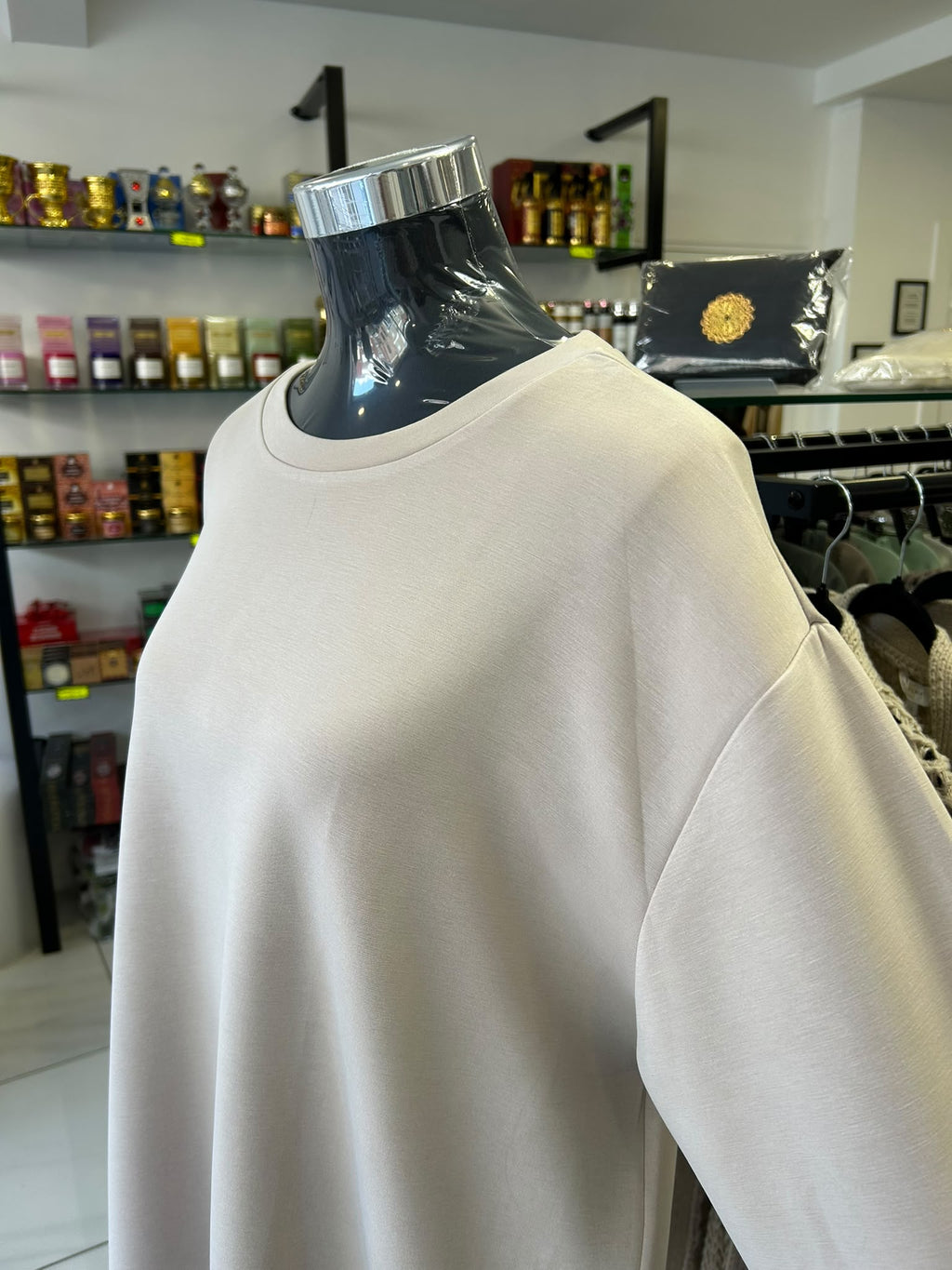 Tee-Shirt à manche longue - Beige