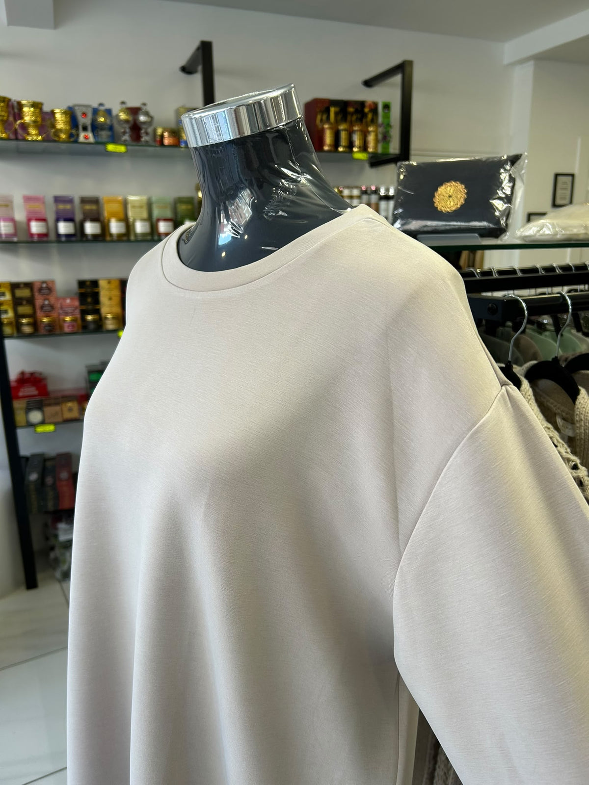 Tee-Shirt à manche longue - Beige