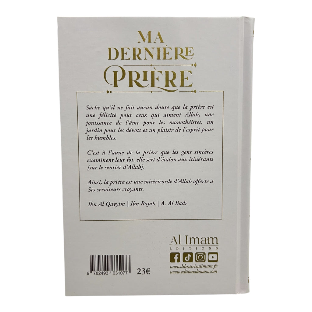 Ma dernière prière - Editions Al Imam