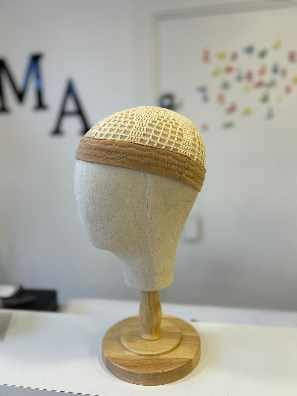 Chéchia Égyptienne pour homme - Beige