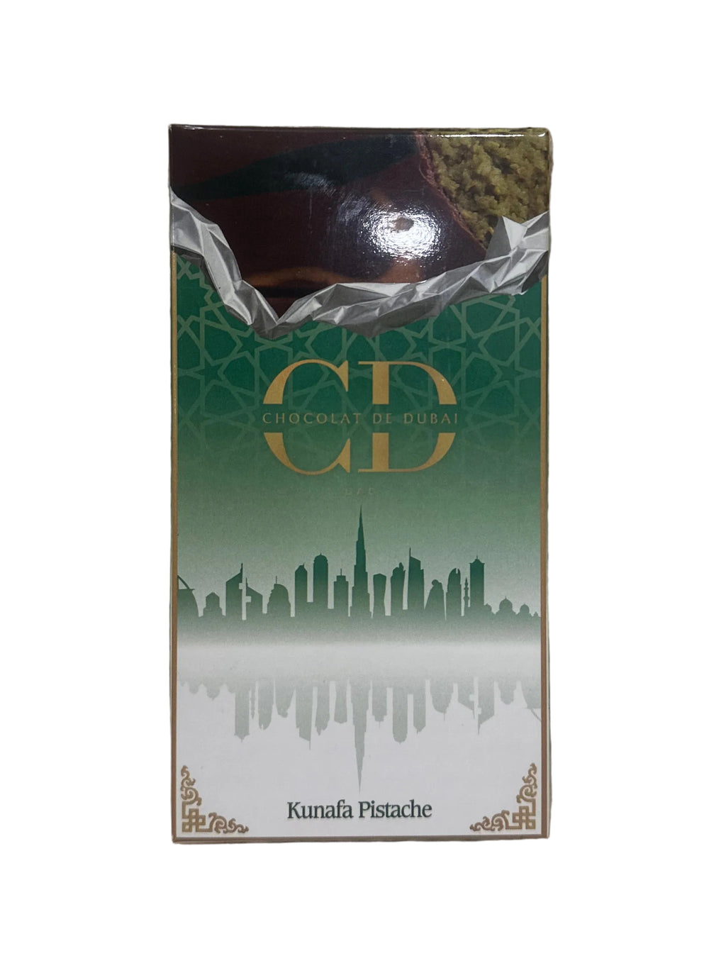 Tablette de chocolat Dubaï - Kunafa Pistache