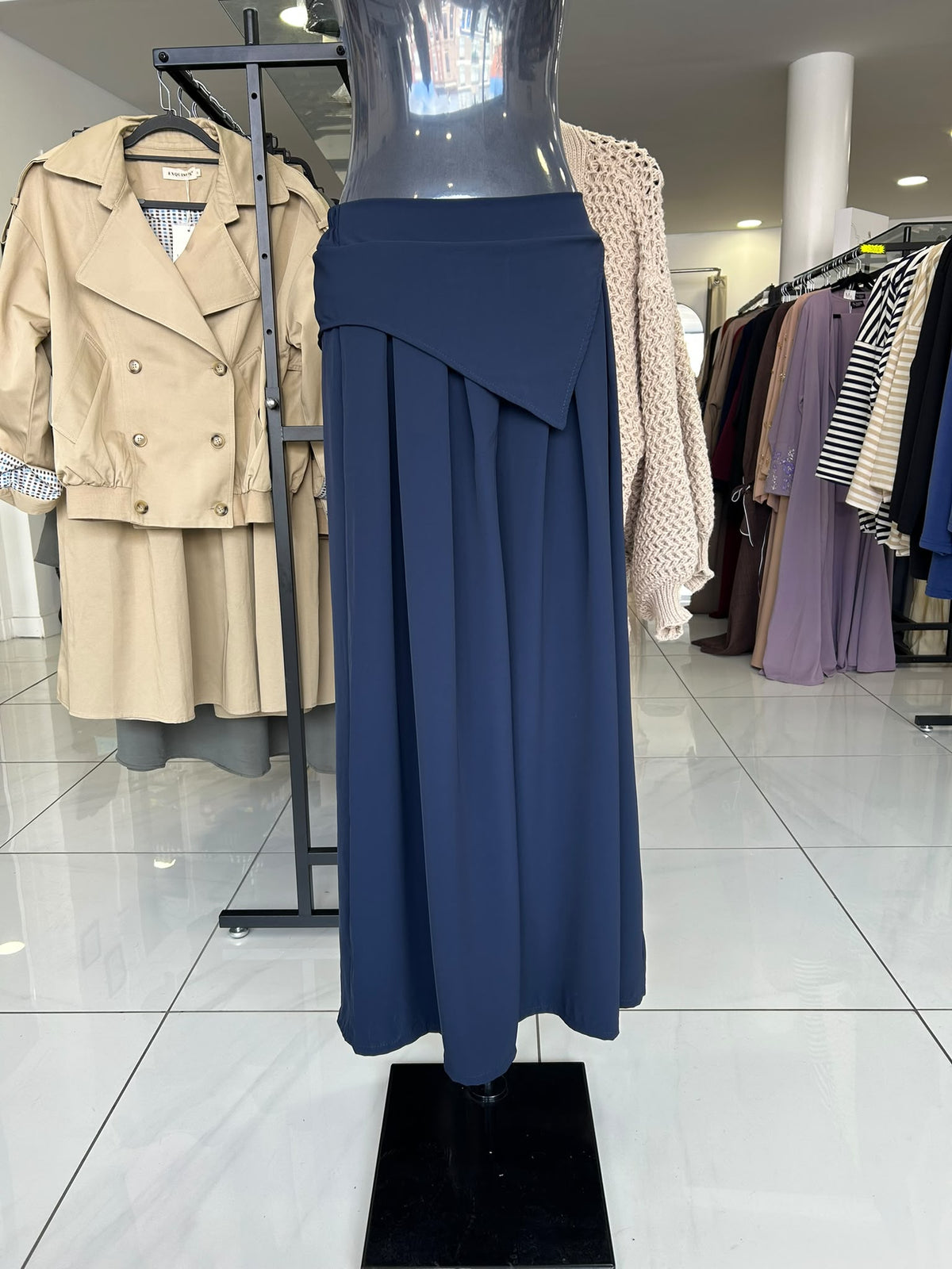 Pantalon fluide - Bleu Marine