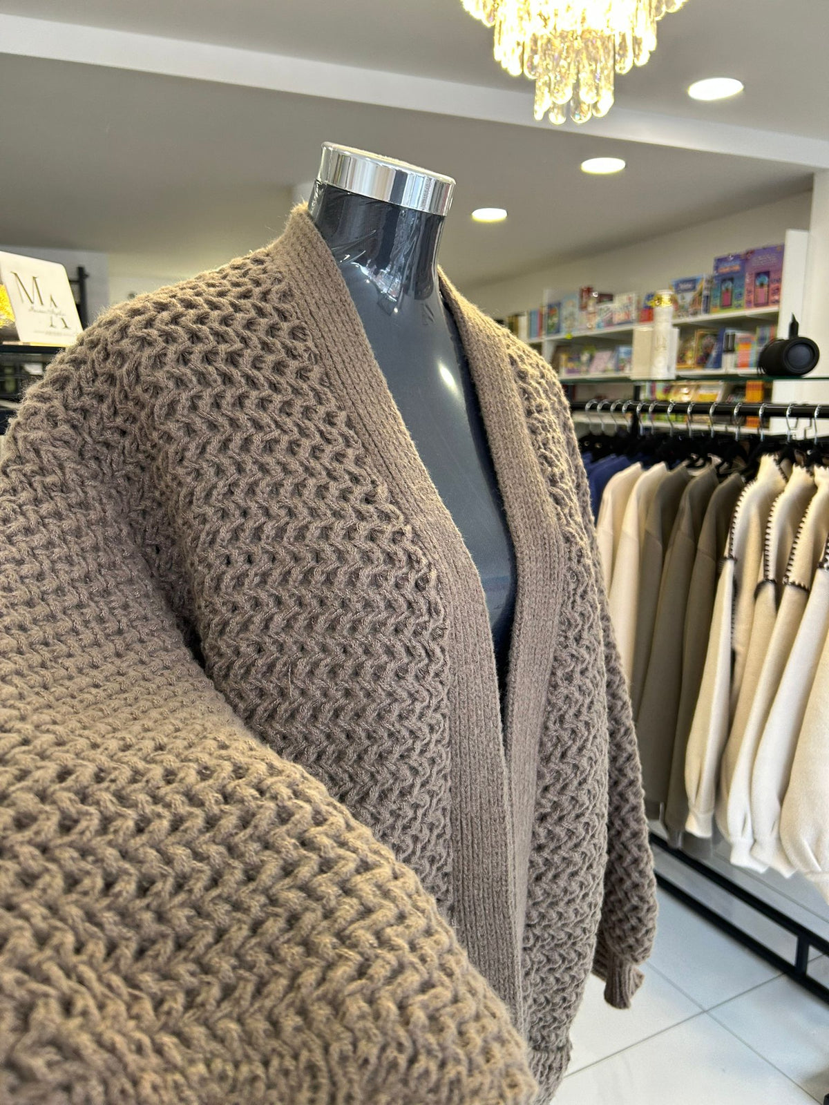 Gilet en maille - Café