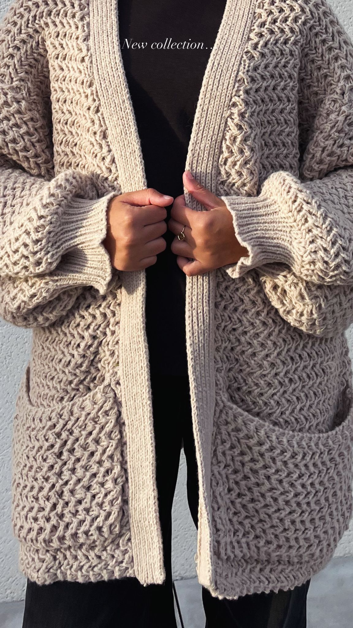 Gilet en maille - Beige