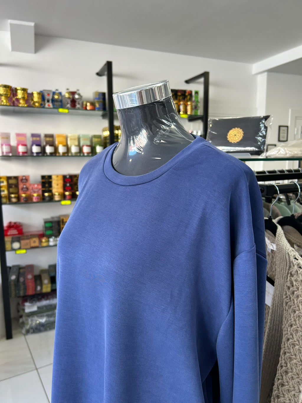 Tee-Shirt à manche longue - Bleu marine