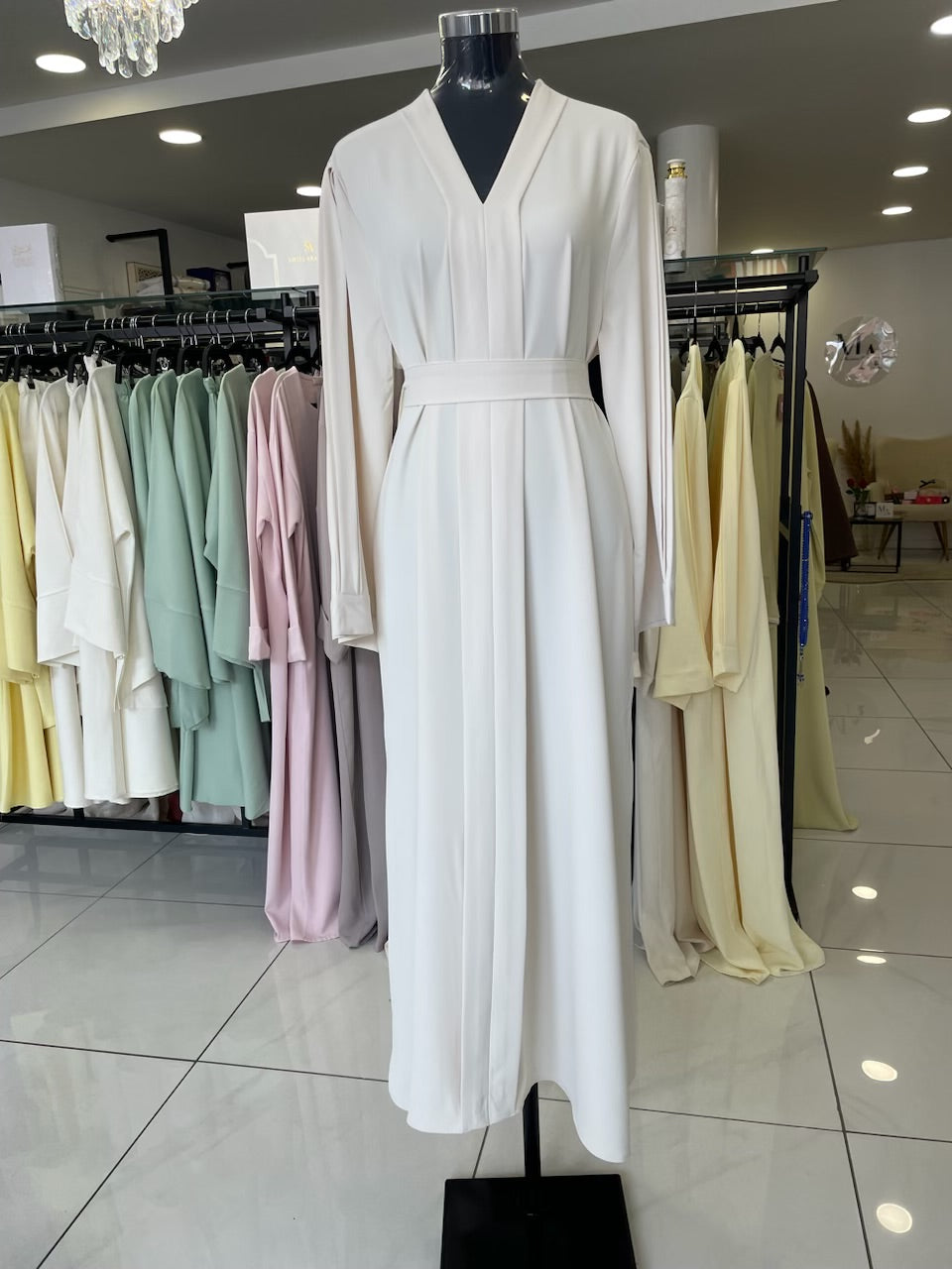 Abaya avec ceinture