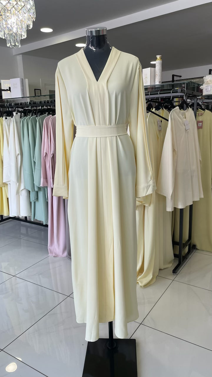 Abaya avec ceinture